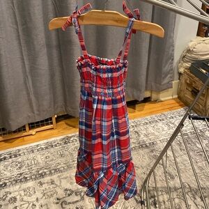 Chaps girls plaid dress